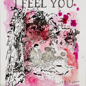 I FEEL YOU - Lithographie - Artist Proof 1/5 - Unikat - handcoloured